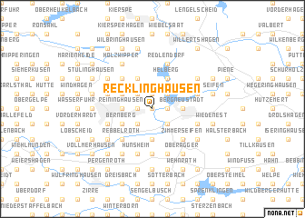 map of Recklinghausen
