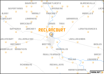 map of Reclancourt