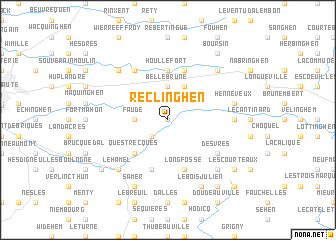 map of Reclinghen
