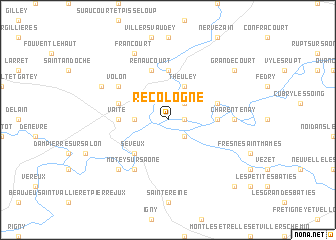 map of Recologne