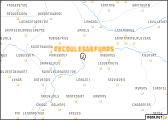map of Recoules-de-Fumas