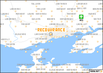 map of Recouvrance