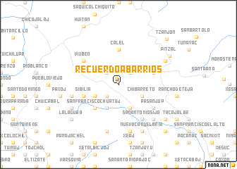 map of Recuerdo a Barrios