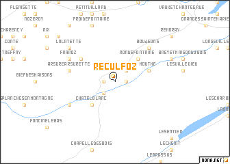 map of Reculfoz