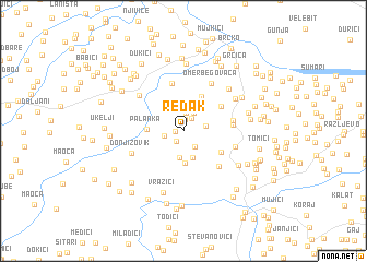 map of Redak