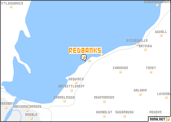 map of Red Banks