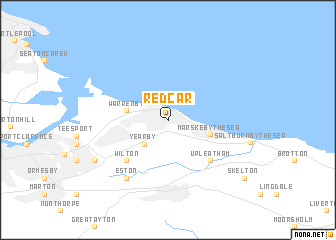 map of Redcar