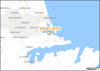 map of Redcliffs