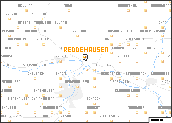 map of Reddehausen