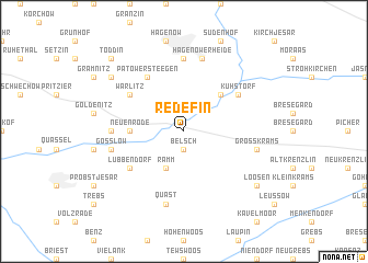 map of Redefin