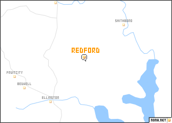 map of Redford