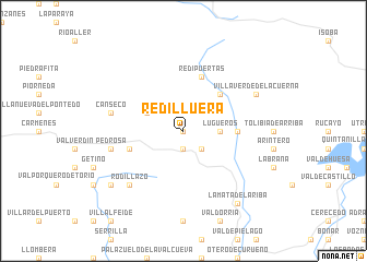 map of Redilluera