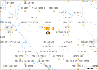 map of Rediu