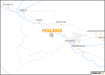 map of Redlands