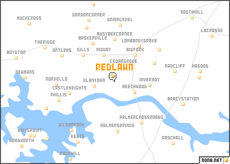 map of Redlawn