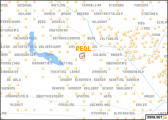 map of Redl