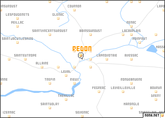 map of Redon