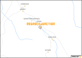 map of Red Rock Junction