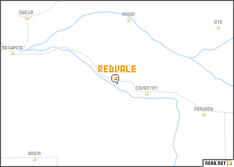 map of Redvale