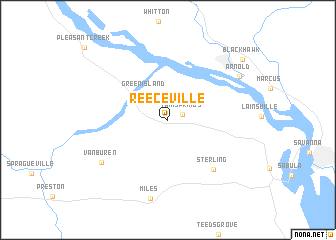 map of Reeceville