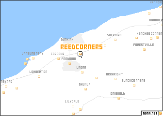 map of Reed Corners