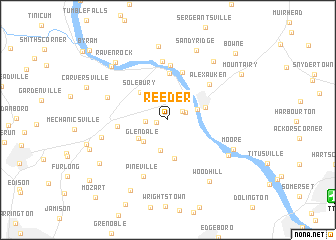 map of Reeder