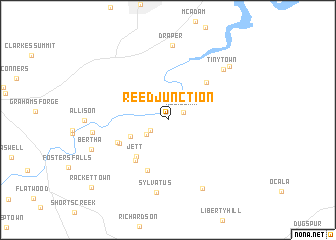 map of Reed Junction