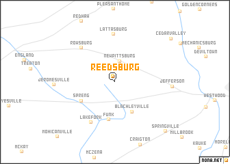 map of Reedsburg