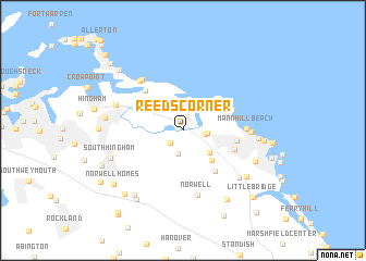 map of Reeds Corner