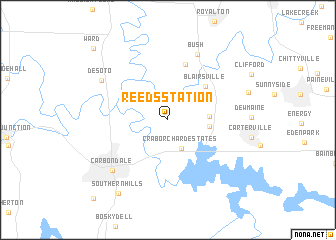 map of Reeds Station