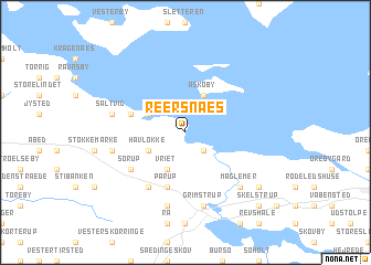map of Reersnæs