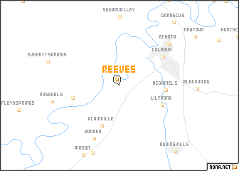 map of Reeves