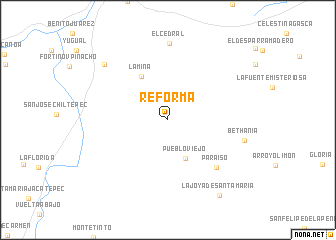 map of Reforma