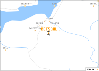 map of Refsdal