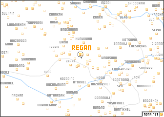 map of Regān