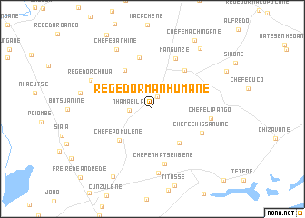 map of Regedor Manhumane