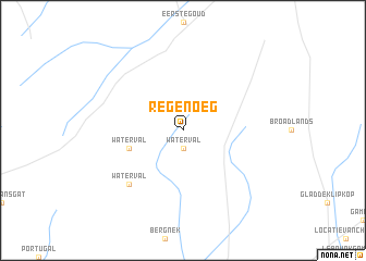 map of Regenoeg