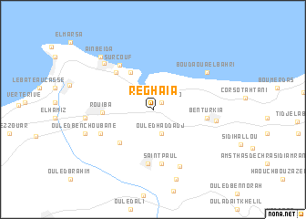 map of Reghaïa