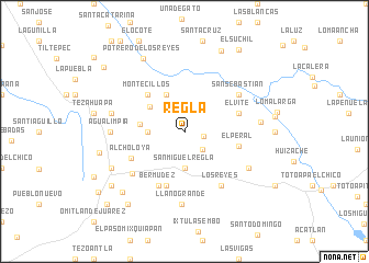 map of Regla