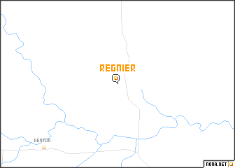 map of Regnier