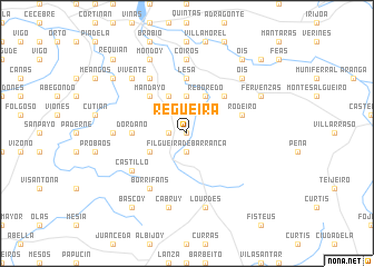 map of Regueira