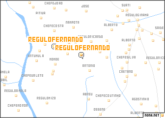 map of Régulo Fernando