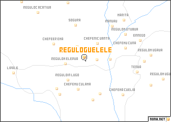 map of Regulo Guelele