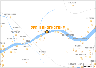 map of Régulo Machacame