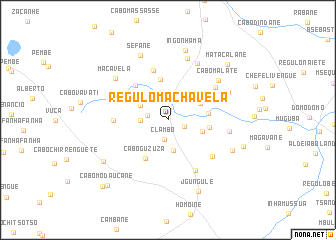 map of Régulo Machavela