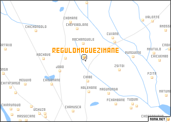 map of Régulo Maguezimane