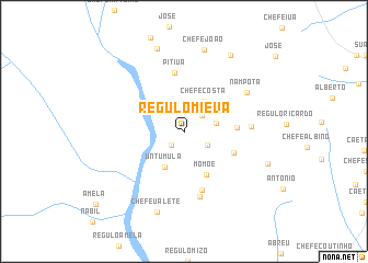 map of Régulo Mieva
