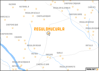 map of Régulo Mucuala