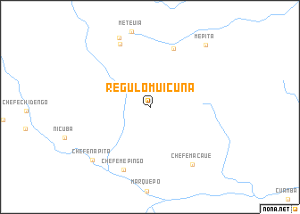 map of Régulo Muicuna