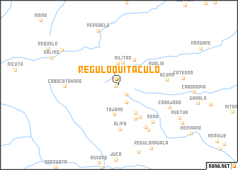 map of Régulo Quitaculo